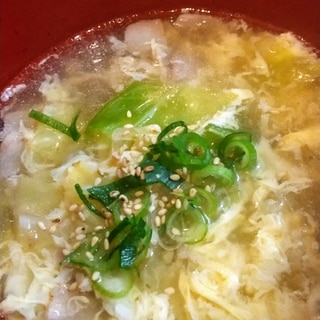 ヒガシマルうどんスープで簡単におかずスープ